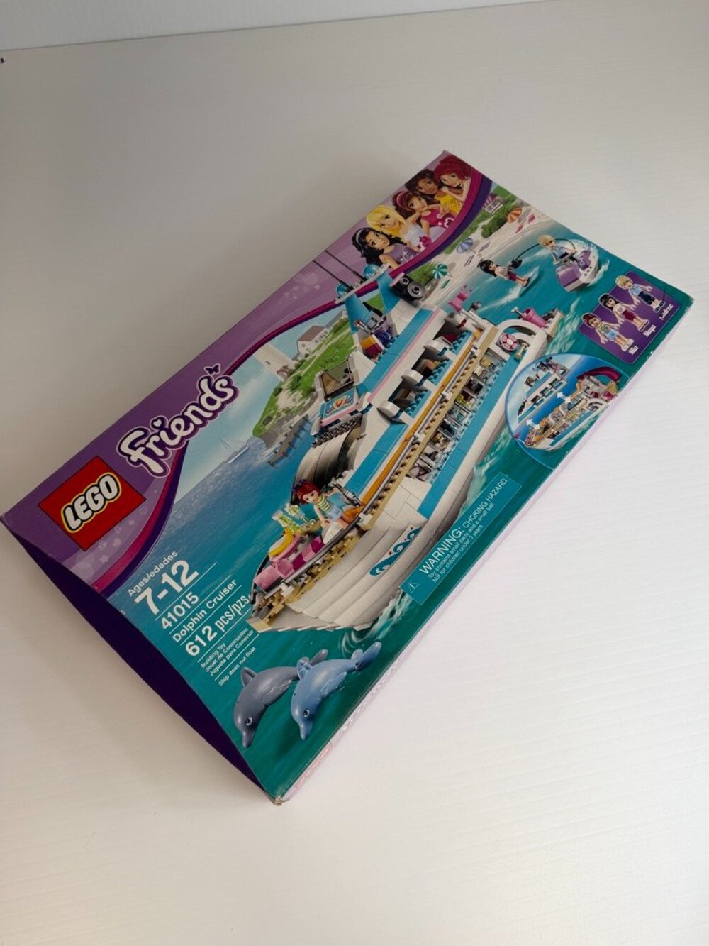 Lego Friends Dolphin Cruiser 41015 Mia Mini Figure 612 Pieces Collect Party Ni